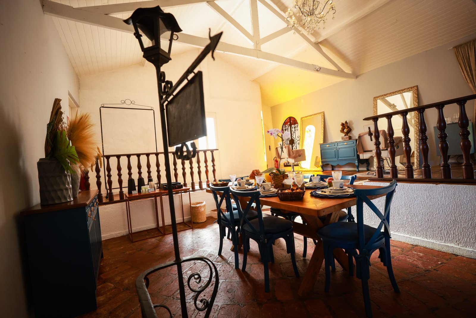 Ambiente aconchegante da Casa Mariah